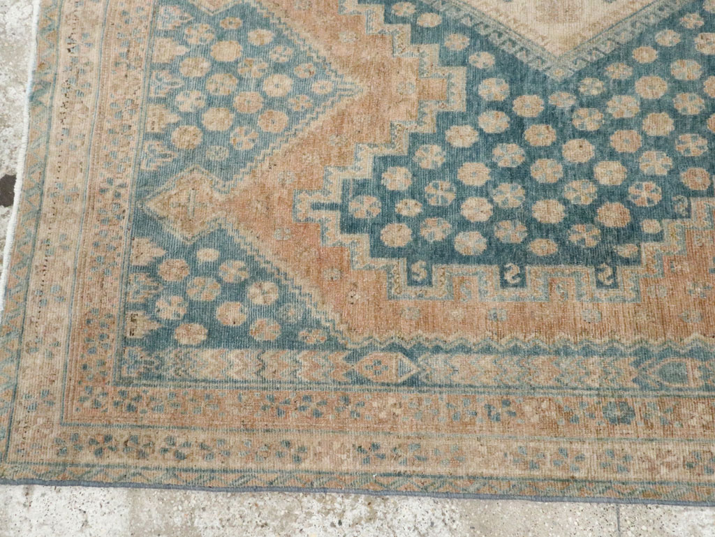 Vintage Persian Afshar Accent Rug, No.28851 - Gss