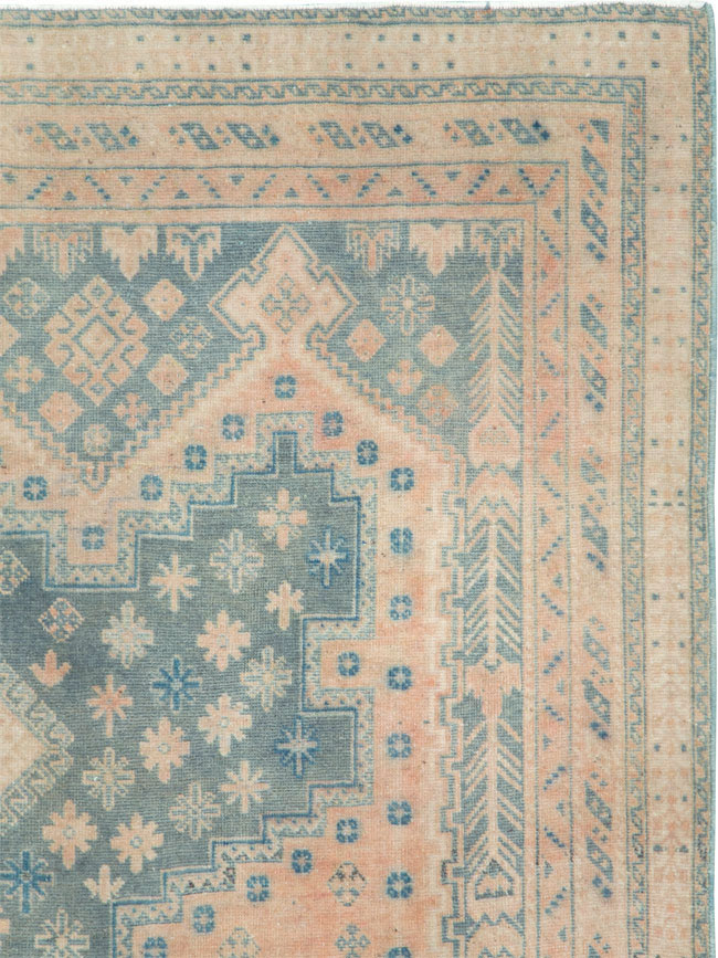 Vintage Persian Afshar Accent Rug, No.28858 - Gss