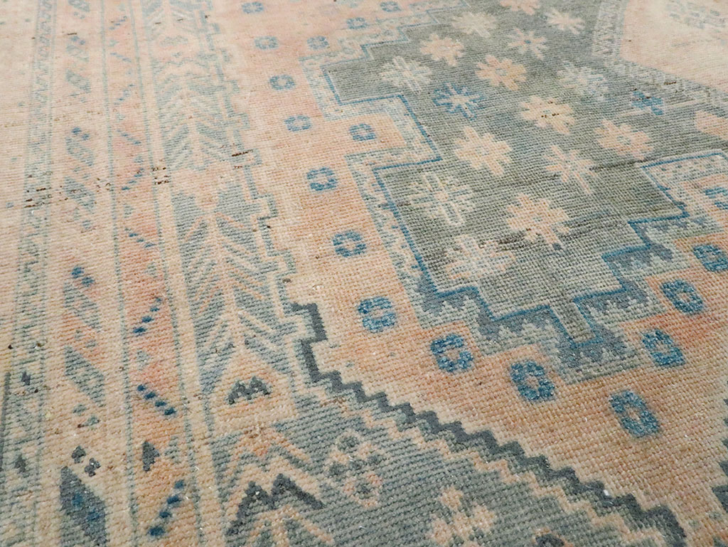 Vintage Persian Afshar Accent Rug, No.28858 - Gss