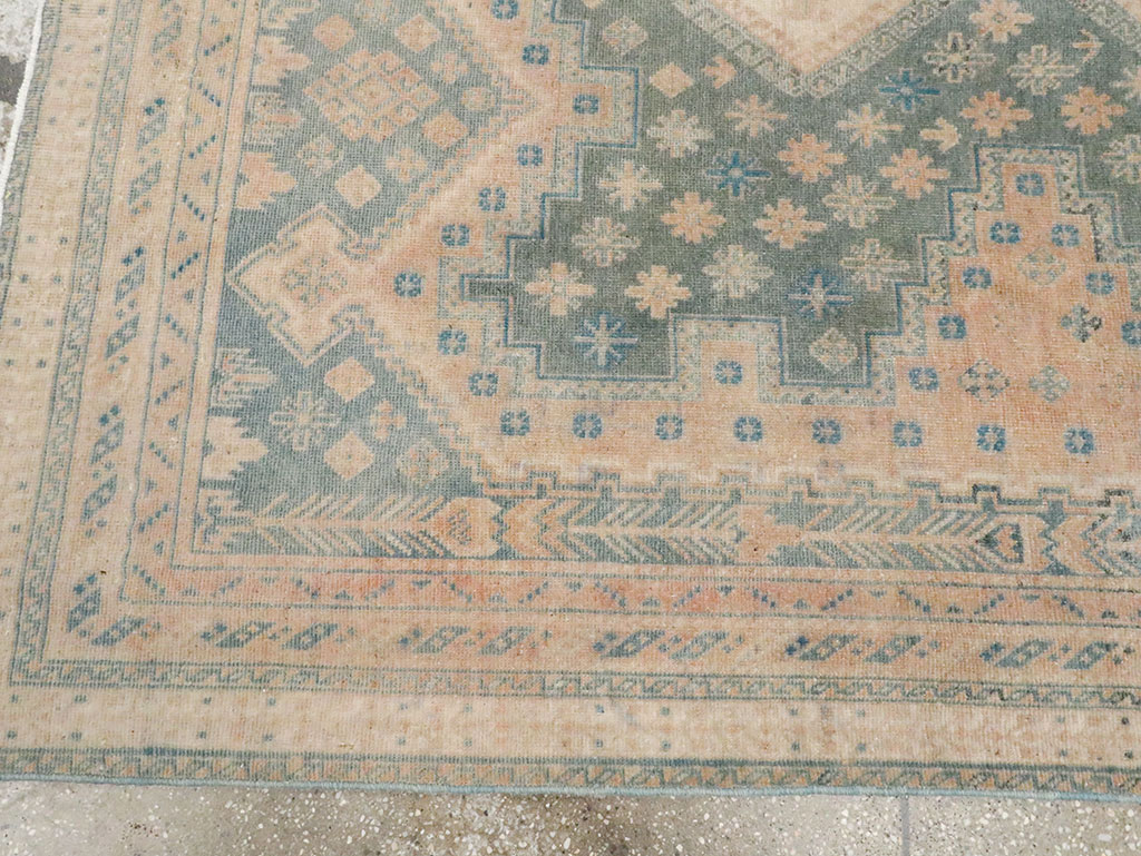 Vintage Persian Afshar Accent Rug, No.28858 - Gss