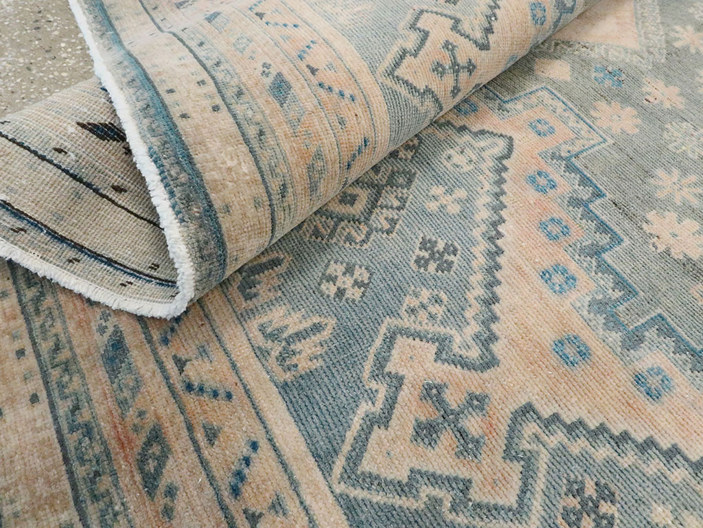 Vintage Persian Afshar Accent Rug, No.28858 - Gss