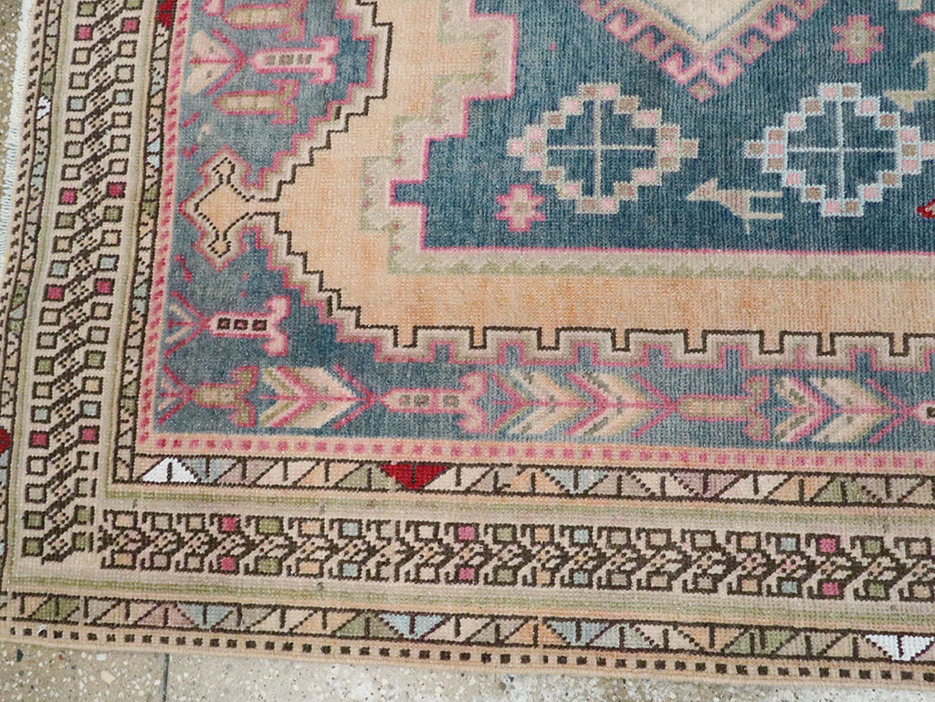 Vintage Persian Afshar Accent Rug, No.28862 - Gss