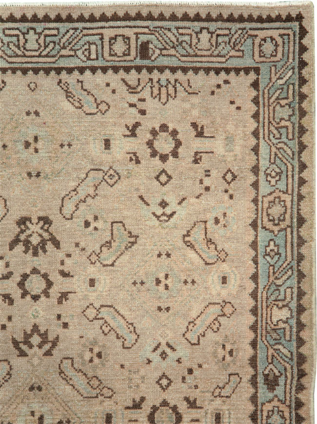 Vintage Persian Malayer Throw Rug, No.28866 - Gss