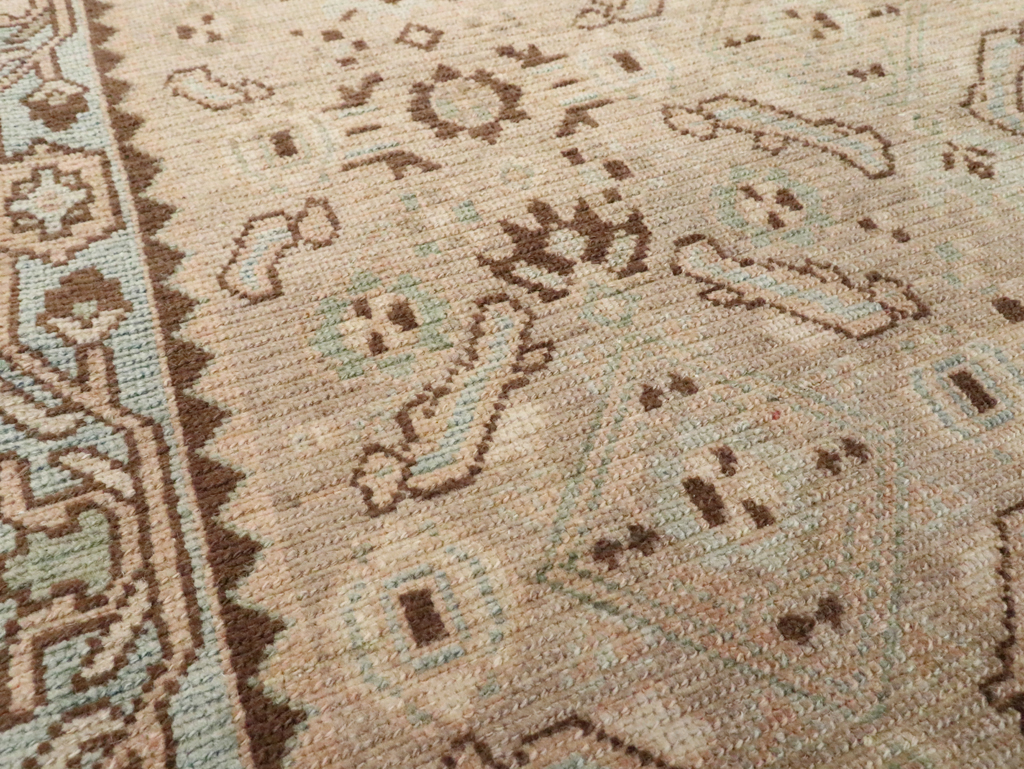 Vintage Persian Malayer Throw Rug, No.28866 - Gss