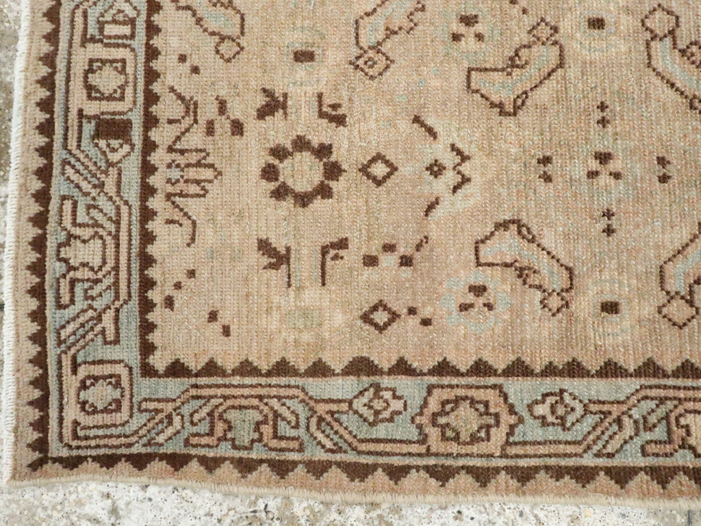 Vintage Persian Malayer Throw Rug, No.28866 - Gss
