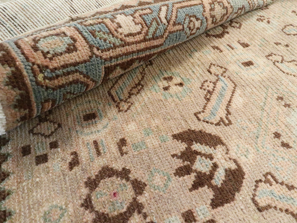 Vintage Persian Malayer Throw Rug, No.28866 - Gss