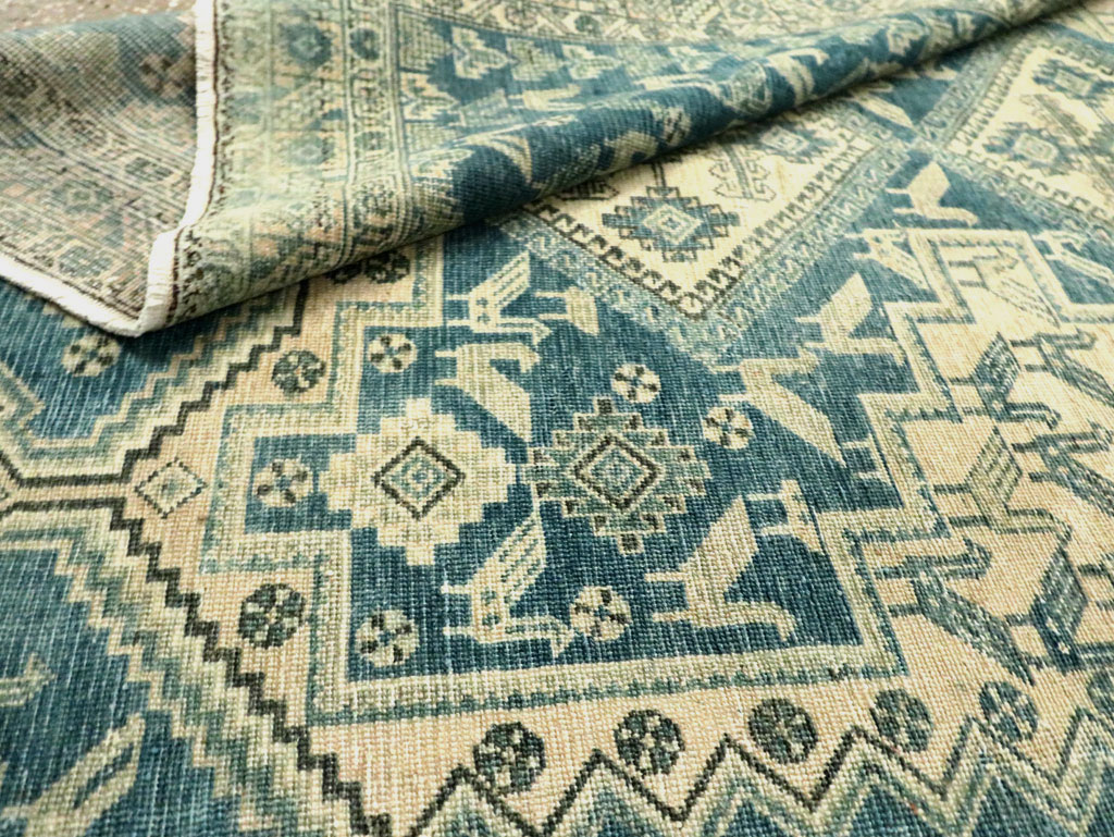 Vintage Persian Afshar Accent Rug, No.28874 - Gss