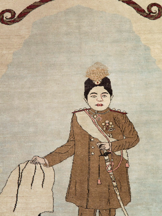 Antique Persian Tabriz Rug, No.28877 - Gss