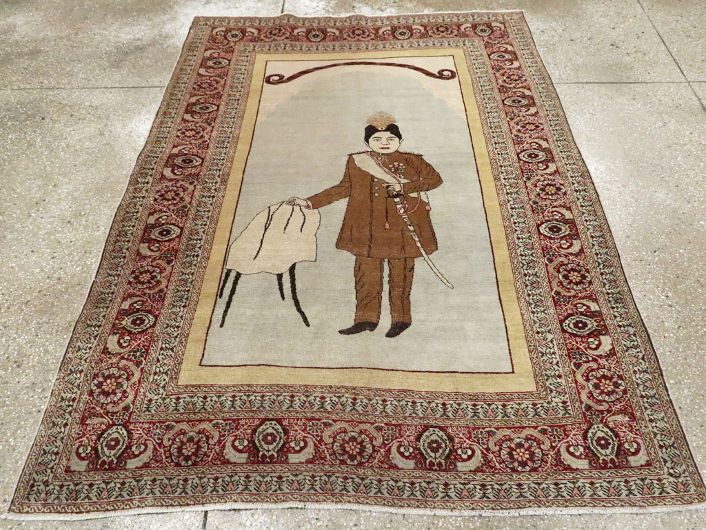 Antique Persian Tabriz Rug, No.28877 - Gss