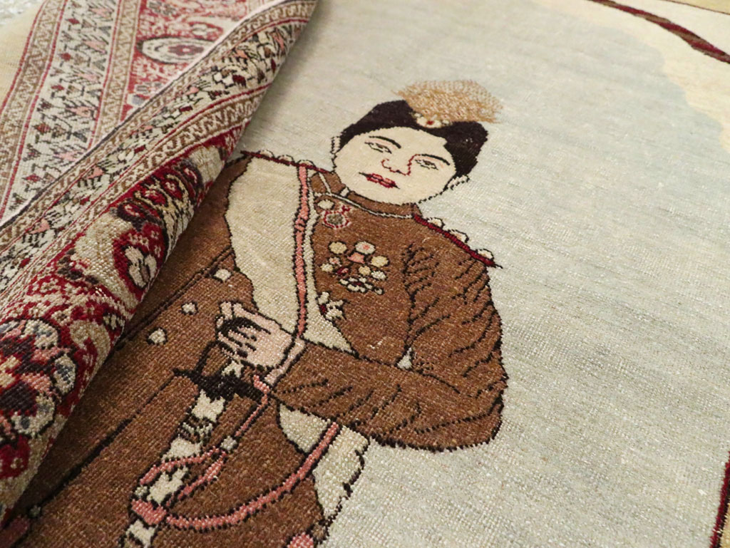 Antique Persian Tabriz Rug, No.28877 - Gss