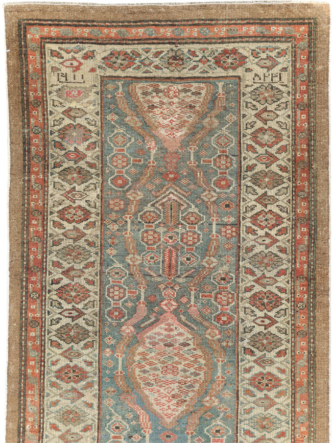 Antique Persian Serab Long Runner, No.28878 - Gss