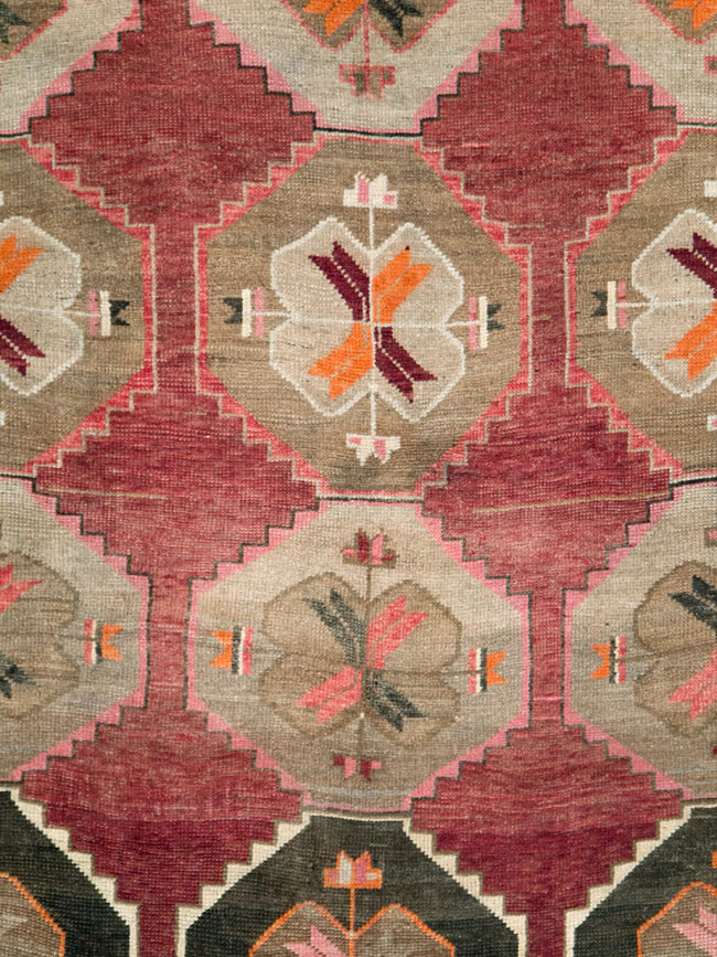 Vintage Turkish Anatolian Large Gallery Carpet, No.28879 - Gss