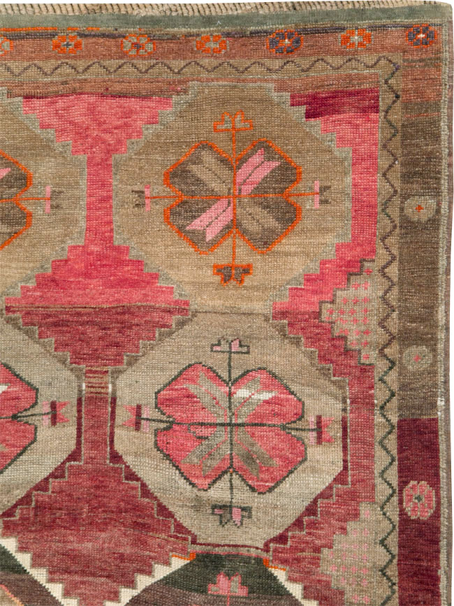 Vintage Turkish Anatolian Large Gallery Carpet, No.28879 - Gss