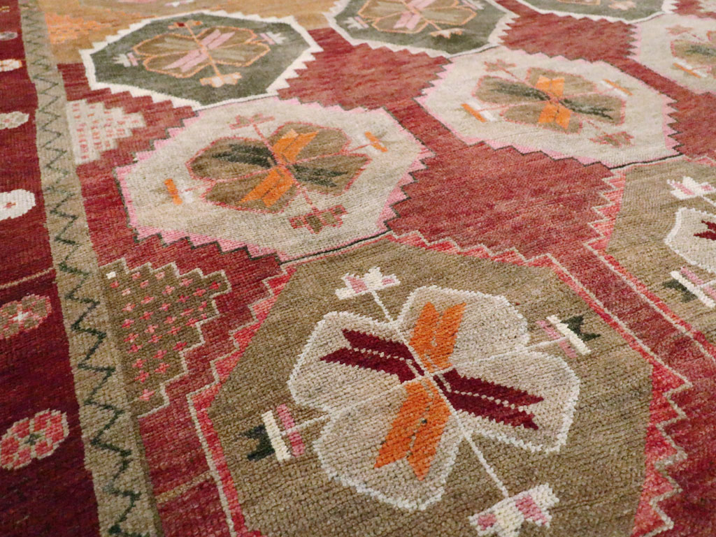 Vintage Turkish Anatolian Large Gallery Carpet, No.28879 - Gss