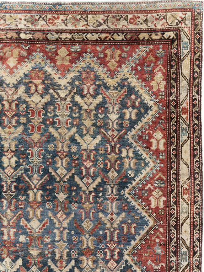 Antique Persian Malayer Wide Gallery Runner, No.28888 - Gss