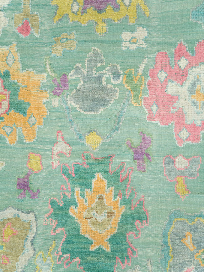 Contemporary Turkish Souf Oushak Large Room Size Carpet, No.28899 - Gss