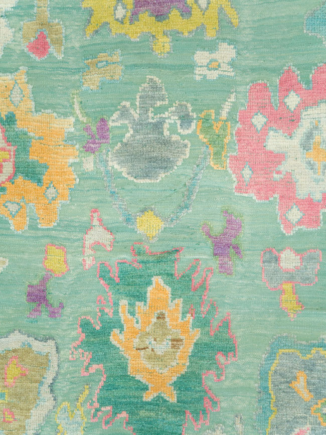 Contemporary Turkish Souf Oushak Large Room Size Carpet, No.28899 - Gss