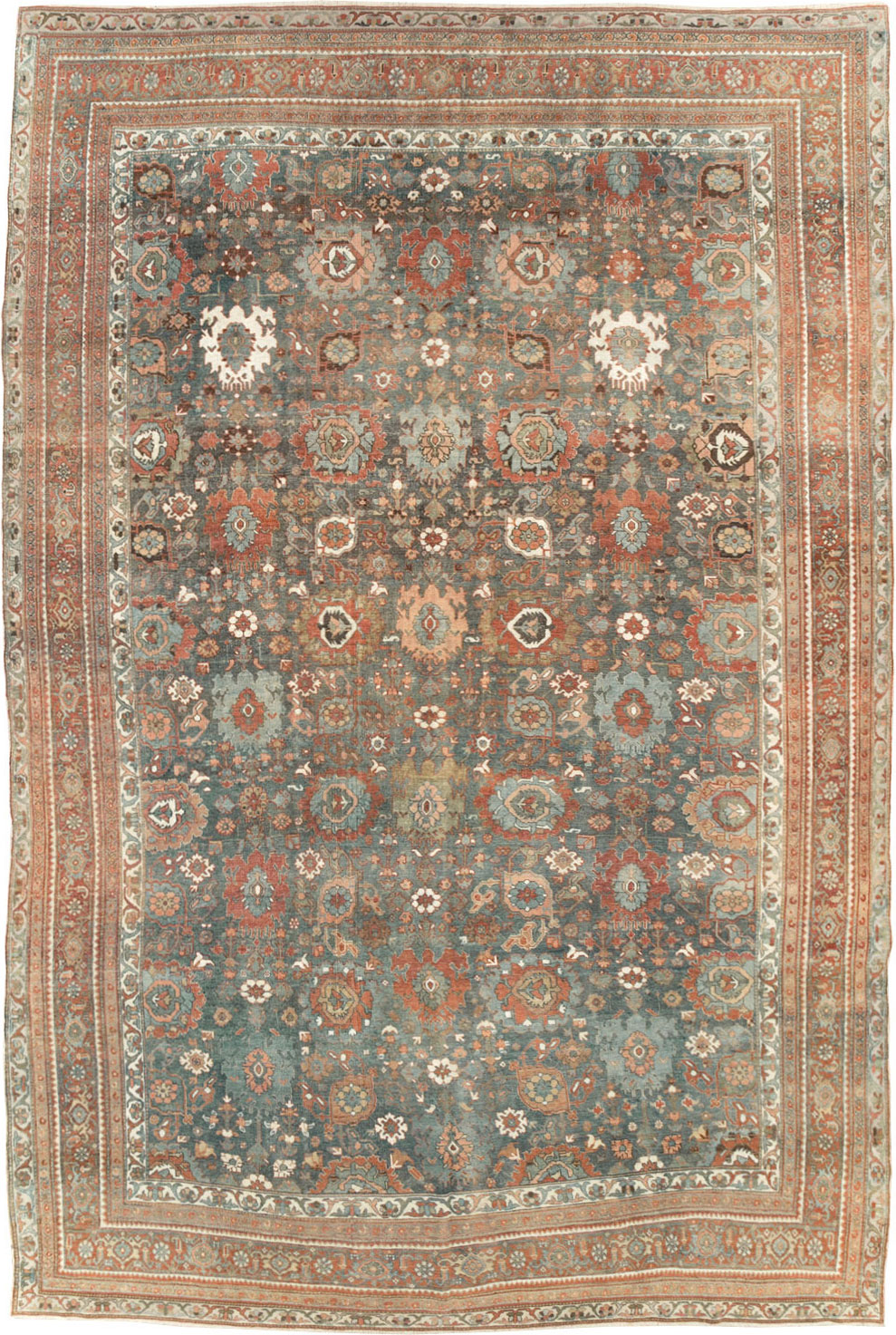 Antique Persian Bidjar Room Size Carpet, No.28900 - Gss