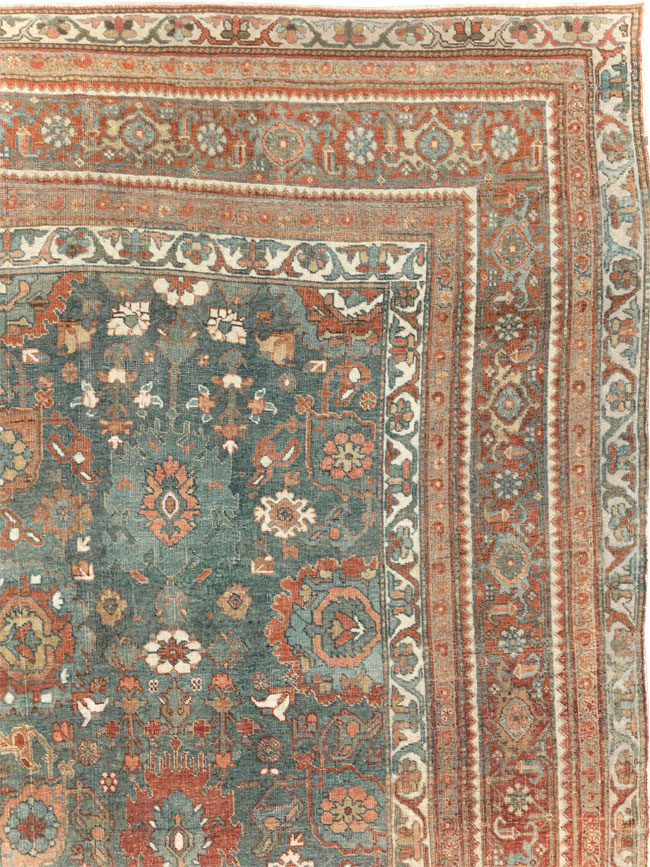 Antique Persian Bidjar Room Size Carpet, No.28900 - Gss