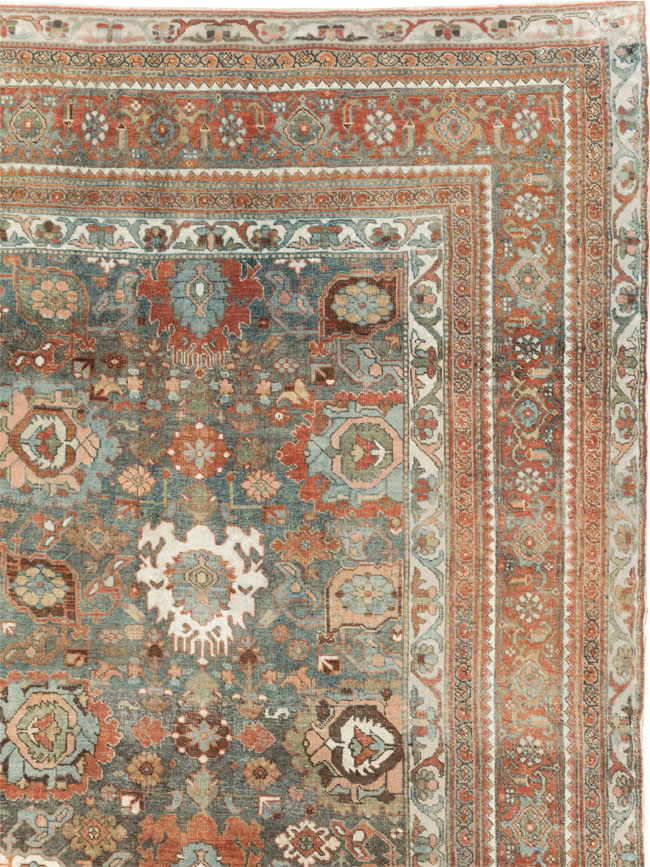 Antique Persian Bidjar Room Size Carpet, No.28900 - Gss