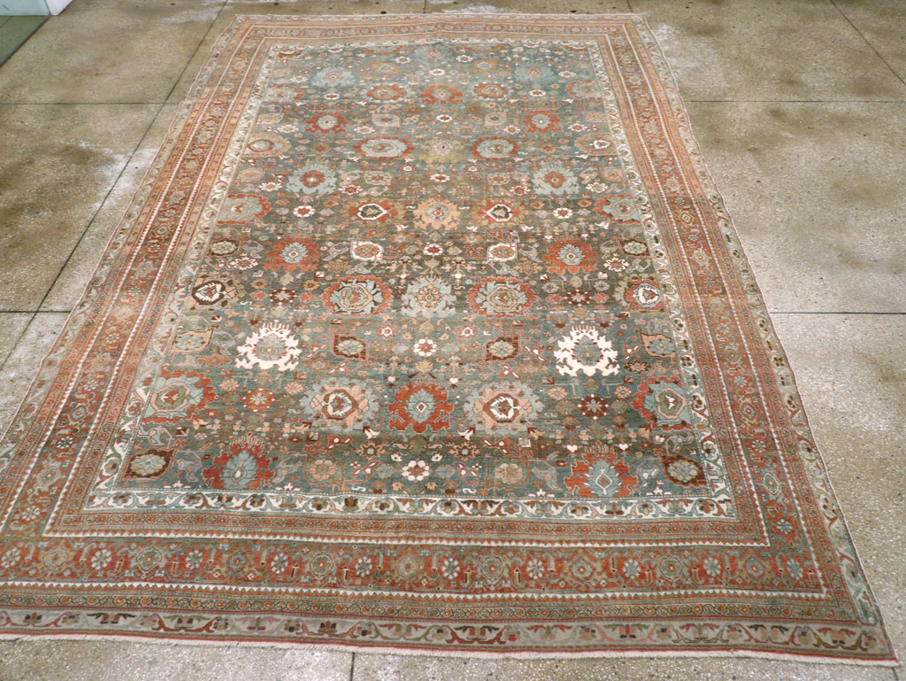 Antique Persian Bidjar Room Size Carpet, No.28900 - Gss