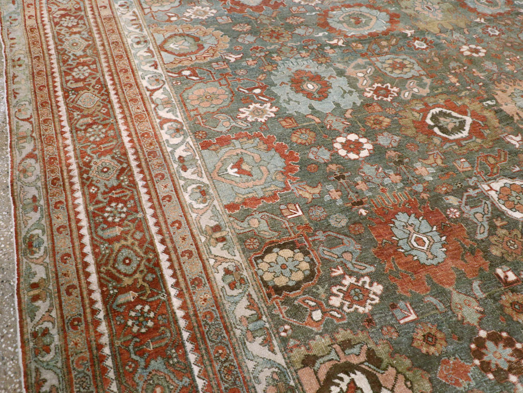 Antique Persian Bidjar Room Size Carpet, No.28900 - Gss
