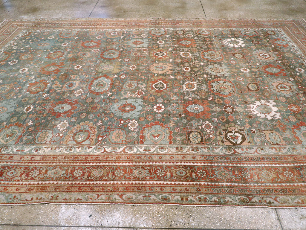 Antique Persian Bidjar Room Size Carpet, No.28900 - Gss