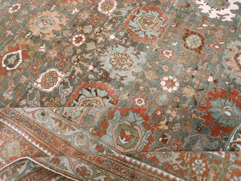 Antique Persian Bidjar Room Size Carpet, No.28900 - Gss
