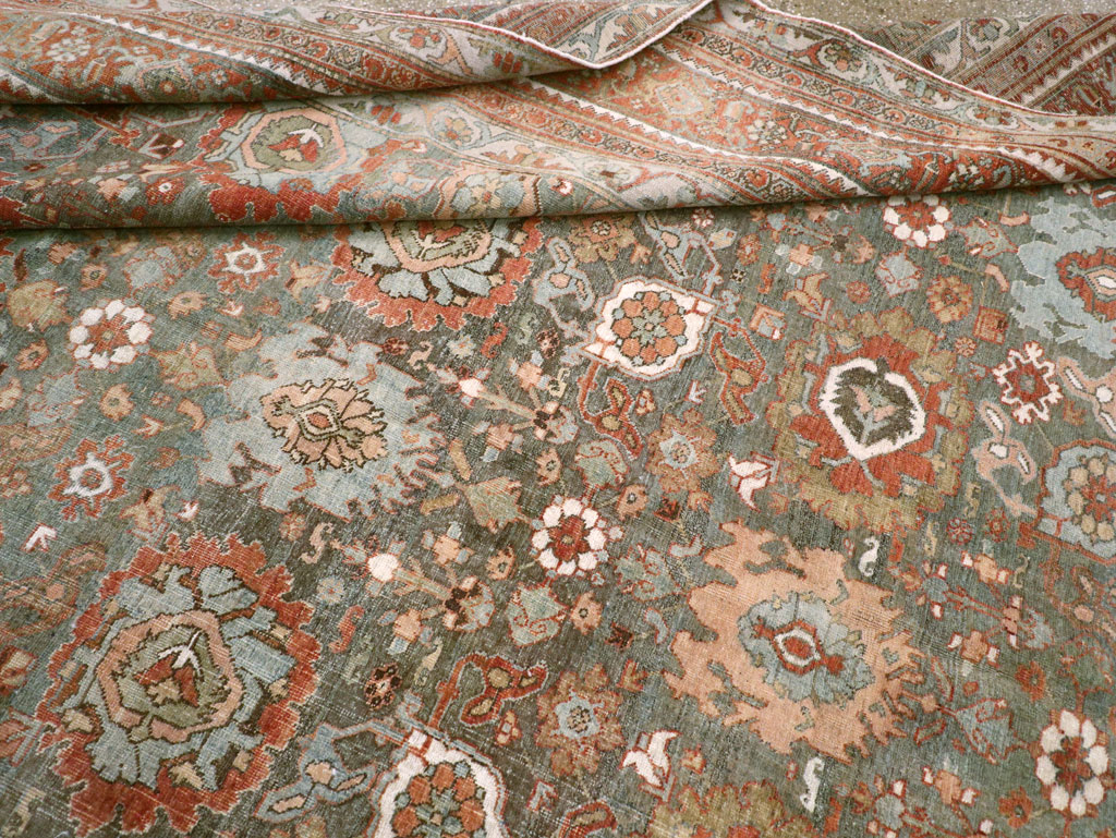 Antique Persian Bidjar Room Size Carpet, No.28900 - Gss