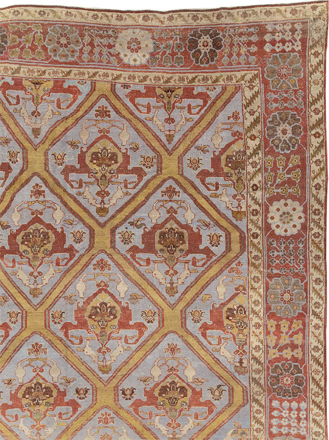 Antique Persian Bakhtiari Oversize Carpet, No.28902 - Gss