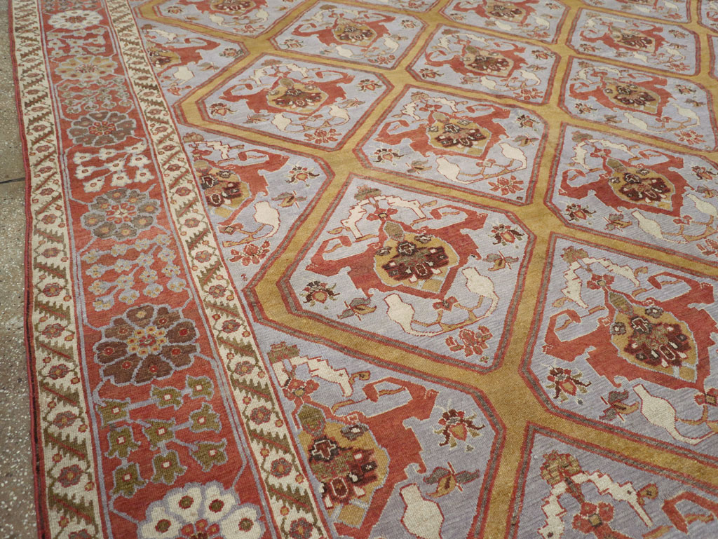 Antique Persian Bakhtiari Oversize Carpet, No.28902 - Gss