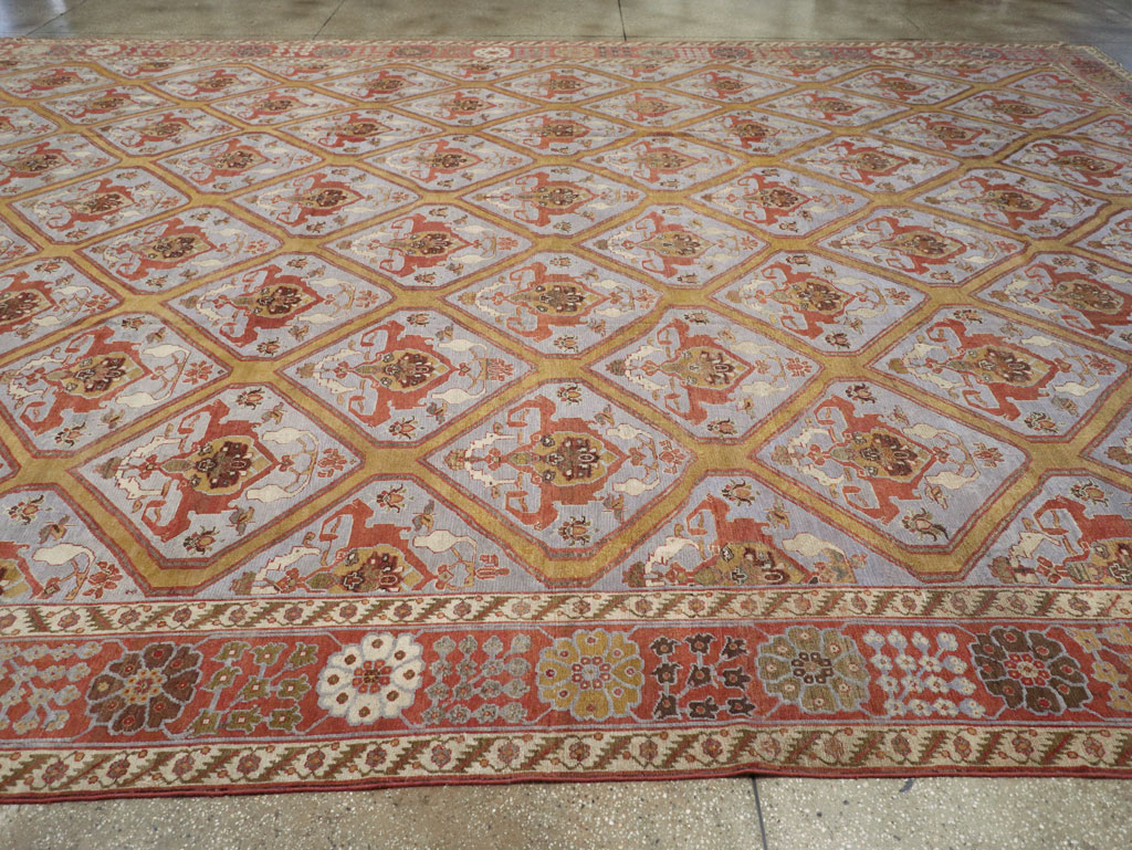 Antique Persian Bakhtiari Oversize Carpet, No.28902 - Gss