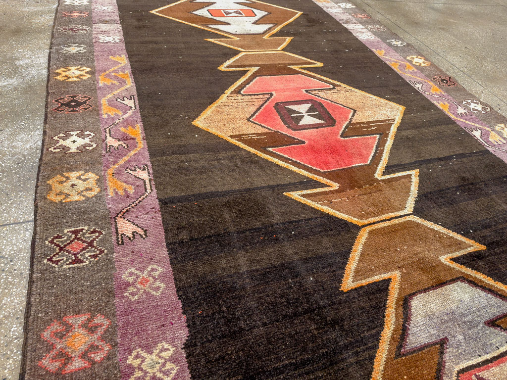 Vintage Turkish Anatolian Gallery Carpet, No.28907 - Gss