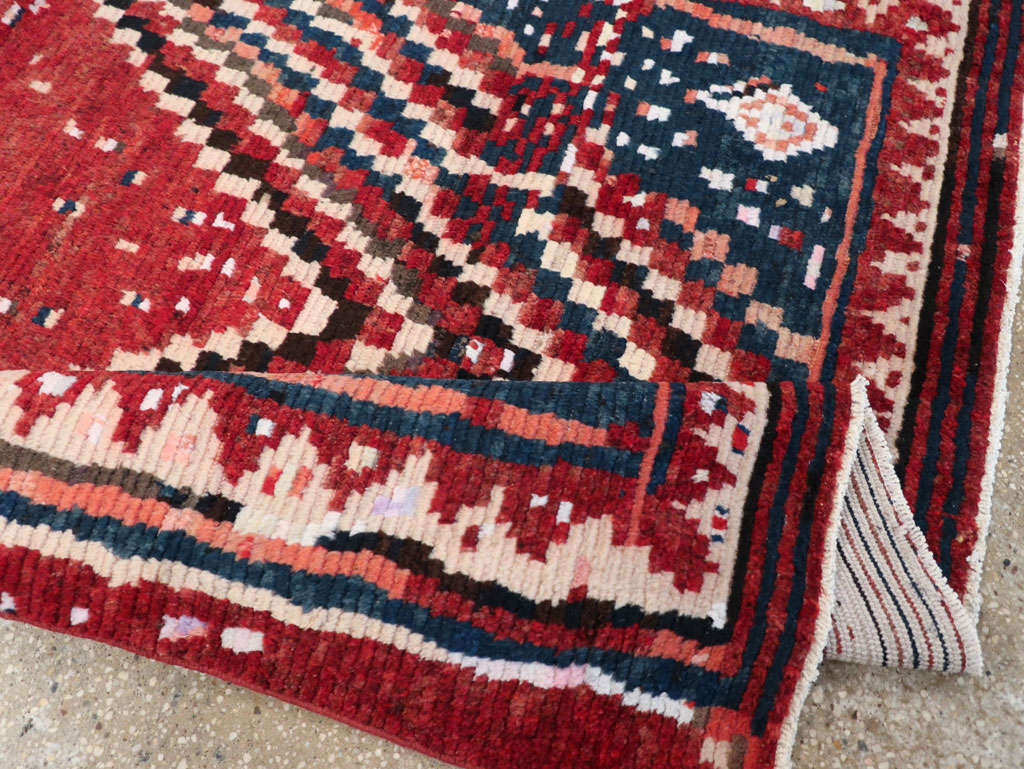 Vintage Persian Gabbeh Tribal Accent Rug, No.28915 - Gss