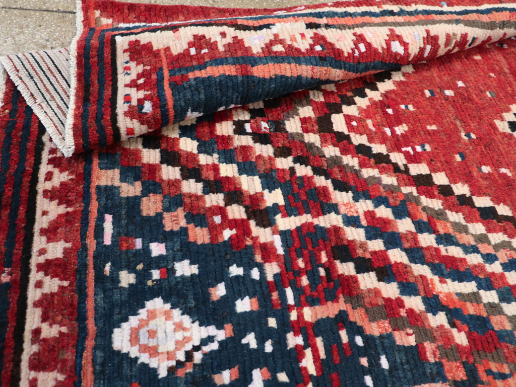 Vintage Persian Gabbeh Tribal Accent Rug, No.28915 - Gss