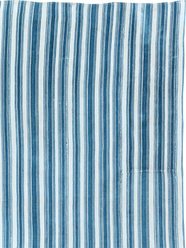 Vintage Persian Flatweave Kilim Throw Rug, No.28923 - Gss