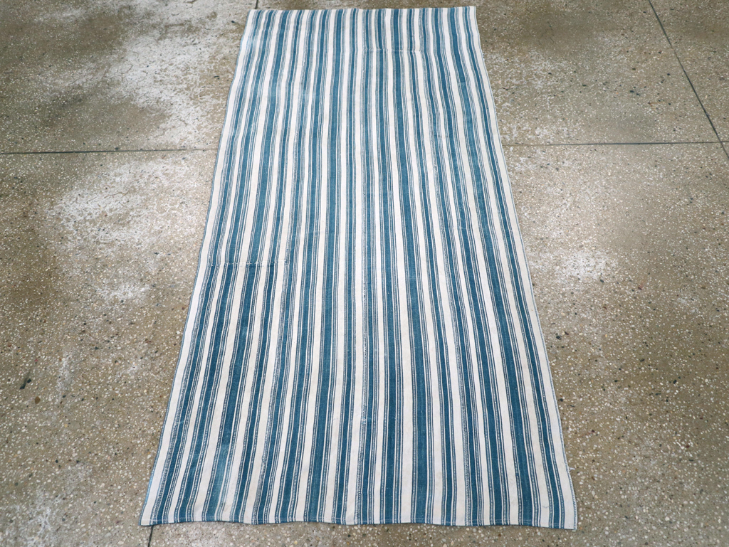 Vintage Persian Flatweave Kilim Throw Rug, No.28923 - Gss