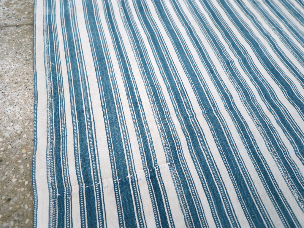 Vintage Persian Flatweave Kilim Throw Rug, No.28923 - Gss