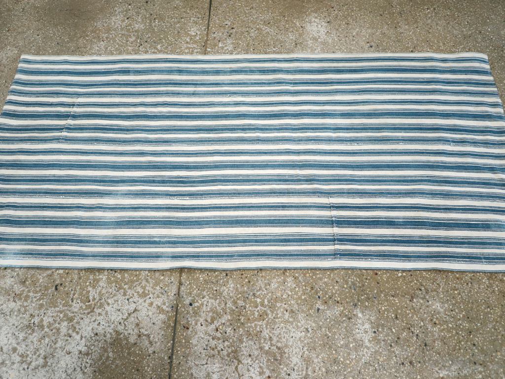 Vintage Persian Flatweave Kilim Throw Rug, No.28923 - Gss