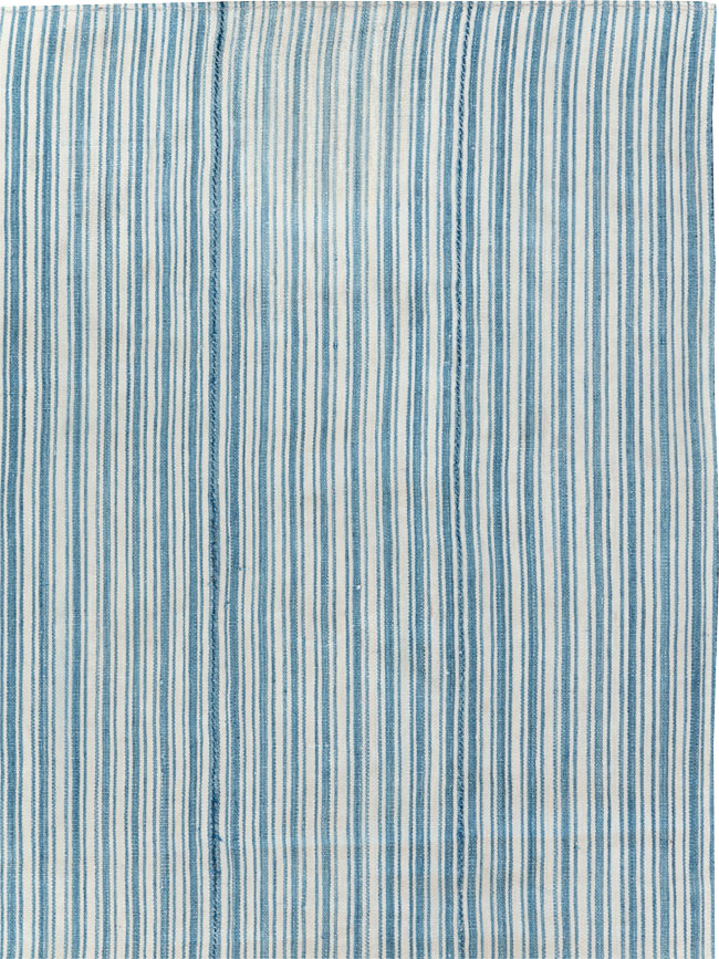 Vintage Persian Flatweave Kilim Throw Rug, No.28925 - Gss