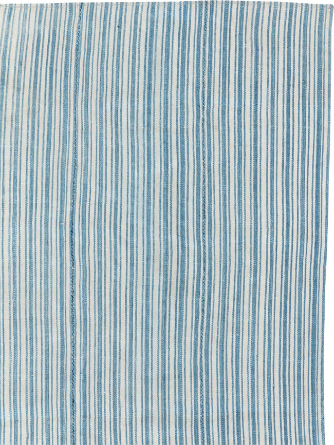 Vintage Persian Flatweave Kilim Throw Rug, No.28925 - Gss