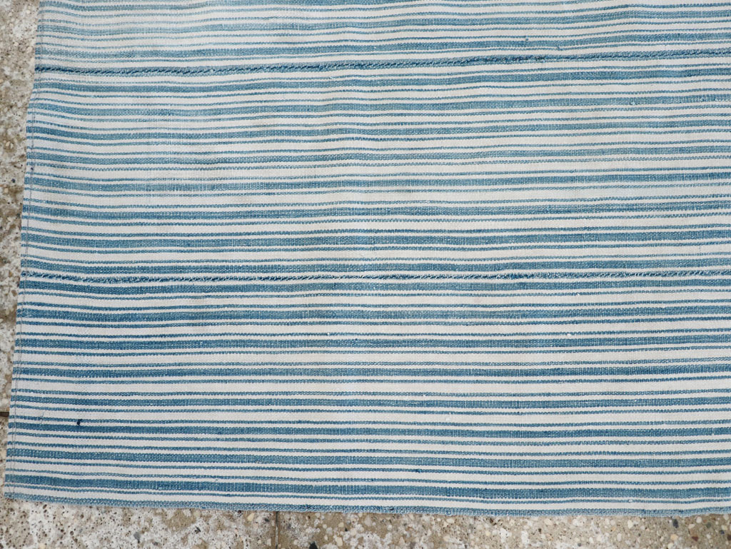 Vintage Persian Flatweave Kilim Throw Rug, No.28925 - Gss