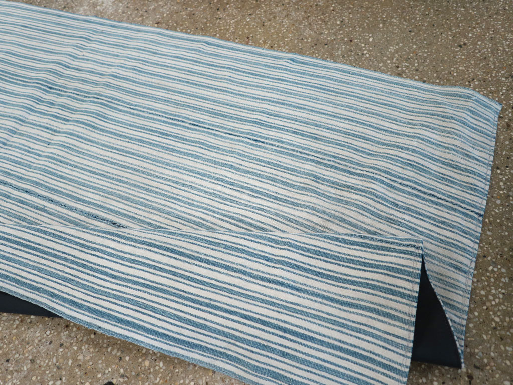 Vintage Persian Flatweave Kilim Throw Rug, No.28925 - Gss