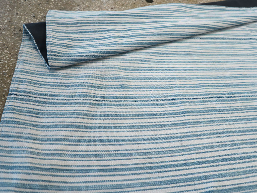 Vintage Persian Flatweave Kilim Throw Rug, No.28925 - Gss