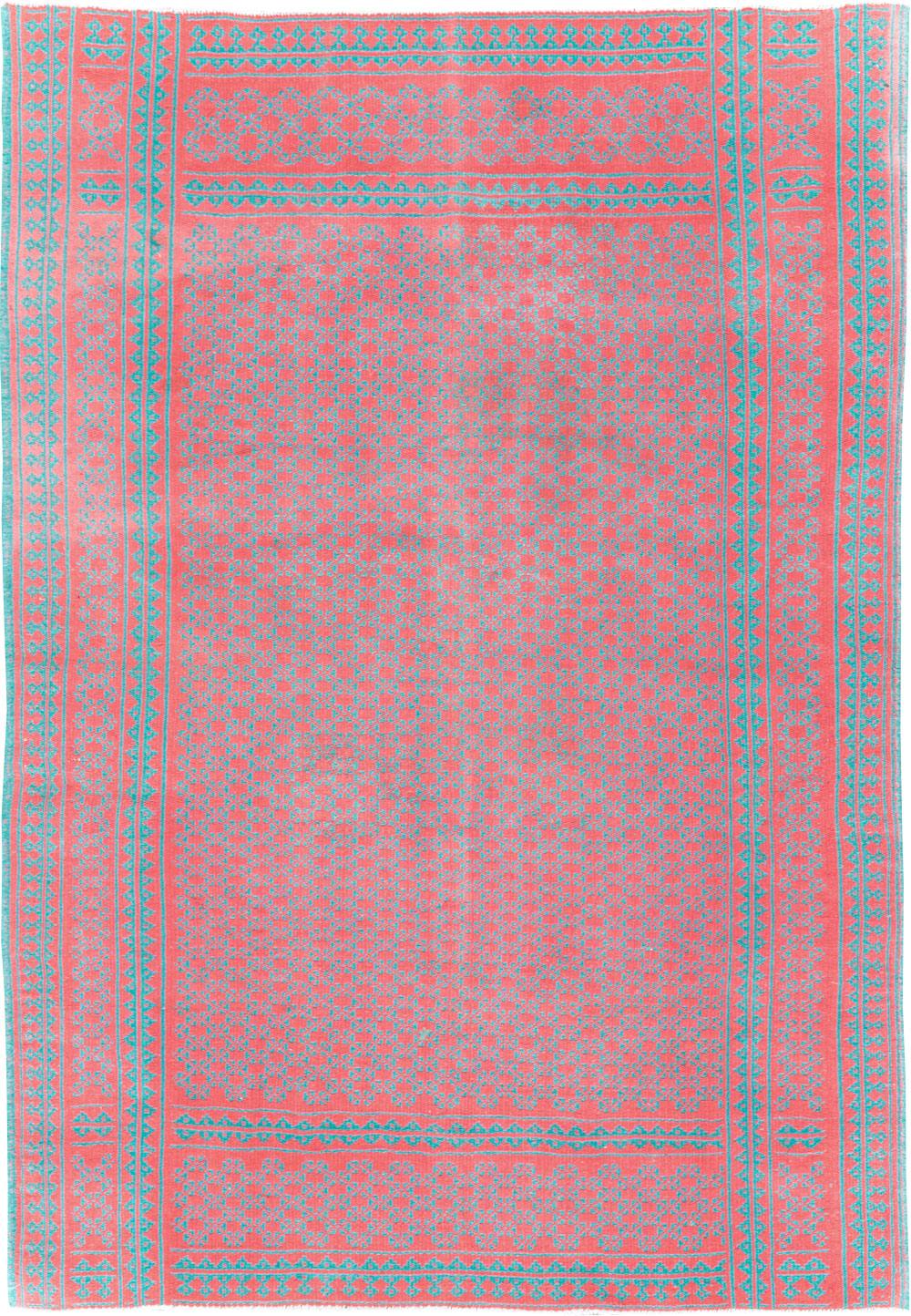 Vintage Persian Reversible Flatweave Kilim Accent Rug, No.28926 - Gss