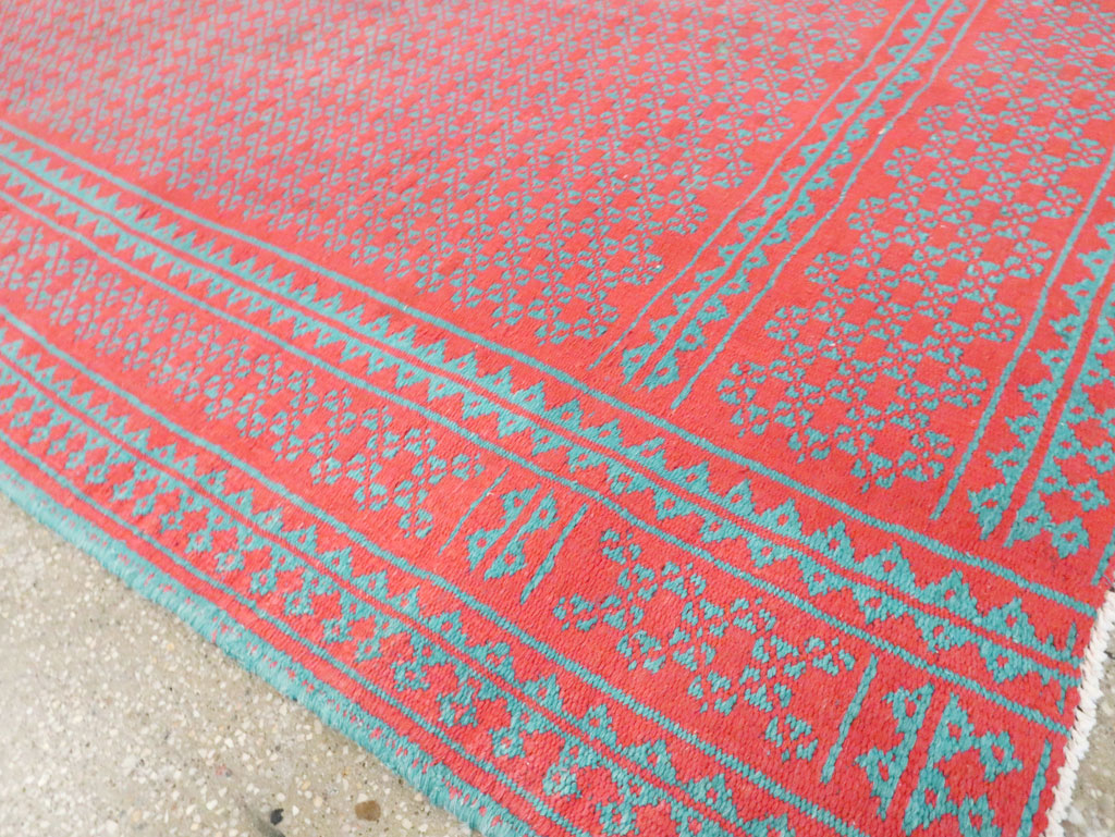 Vintage Persian Reversible Flatweave Kilim Accent Rug, No.28926 - Gss