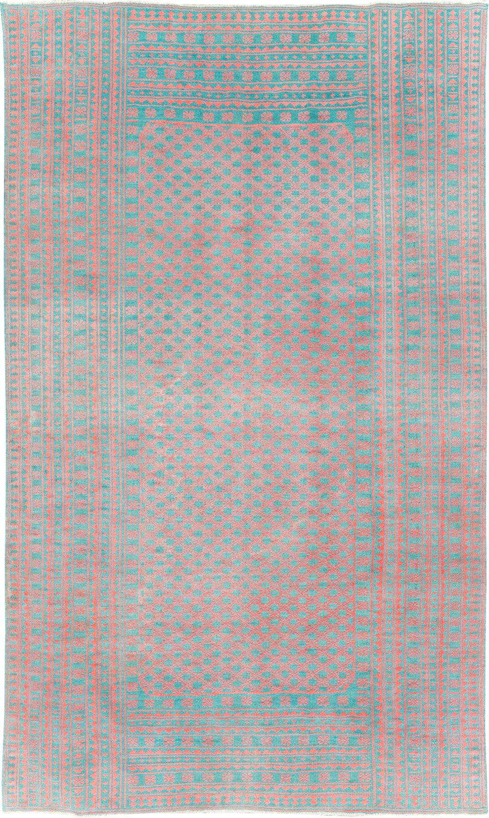 Vintage Persian Flatweave Kilim Accent Carpet, No.28927 - Gss