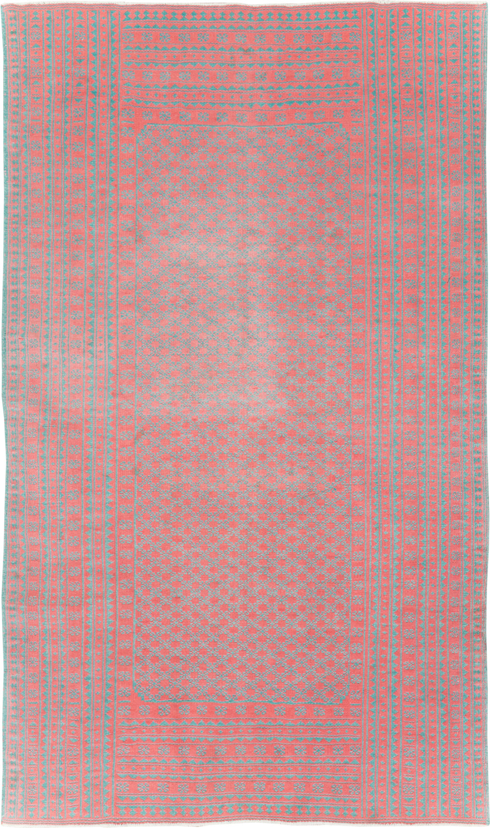 Vintage Persian Flatweave Kilim Accent Carpet, No.28927 - Gss