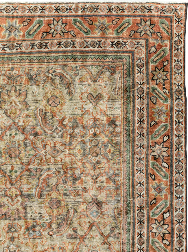 Antique Persian Mahal Gallery Rug, No.28931 - Gss