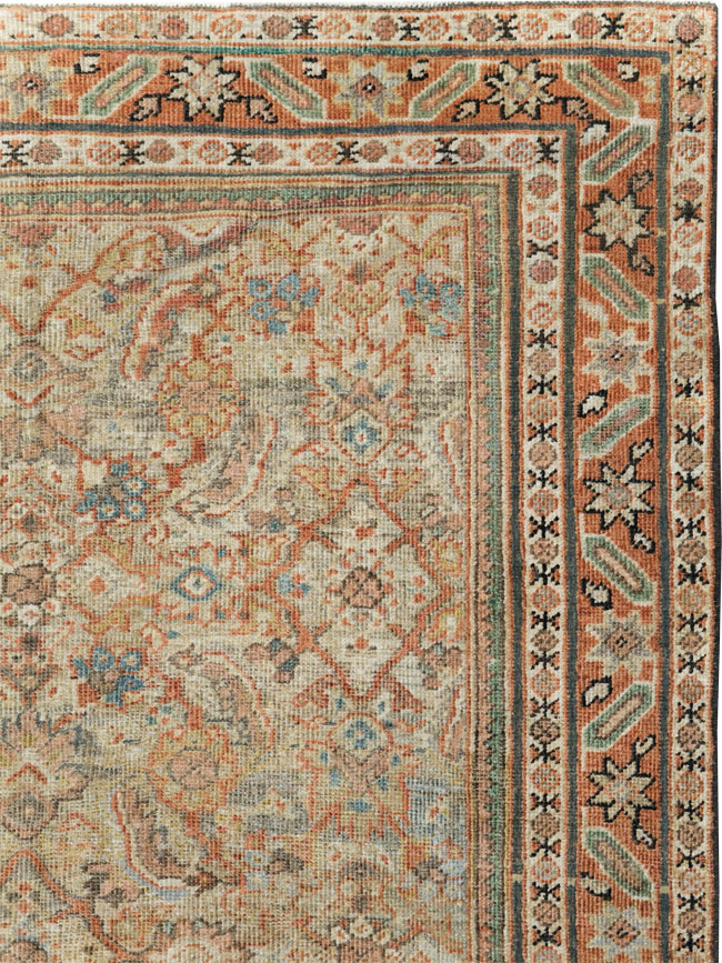 Antique Persian Mahal Gallery Rug, No.28931 - Gss
